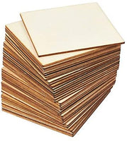 Recortes cuadrados de madera para manualidades, cuadrados de madera (4 x 4 pulgadas, 36 piezas) - Arteztik
