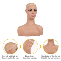 JINGFA - Cabeza de maniquí, JFDD3881. - Arteztik
