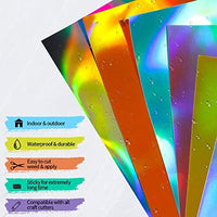 Paquete de hojas de vinilo adhesivas, 12.0 x 12.0 in, ultra mate, paquete de vinilo autoadhesivo permanente en 6 colores para Cricut y Cameo (con 1 papel de transferencia) - Arteztik
