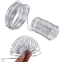 Alambre de aluminio plateado de 65.6 pies, suave y flexible de metal para manualidades manuales (0.079 in) - Arteztik
