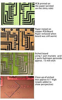 Papel de transferencia térmica para circuito de circuito, 100 unidades, tamaño A4, papel de transferencia - Arteztik
