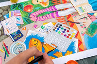 Juego de pinceles de pintura en miniatura de DACO, 14 piezas + 1, pinceles de pintura con mango ergonómico de madera, soporte para pinceles de pintura y bolsa de viaje, apto para pintura acrílica, aceite, acuarela, pintura por números para adultos - Arteztik
