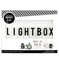 American Crafts Heidi Swapp caja de luz blanca de 13 pulgadas x 10 pulgadas - Arteztik
