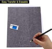 Lumuasky - Papel de transferencia de grafito para madera, papel, lienzo (18 x 47 pulgadas, 6 unidades) - Arteztik
