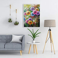 Kit de pintura de diamante 5D para adultos y niños, broca completa, redonda, con diamantes de imitación, arte abstracto, pintura al óleo, perfecto para decoración de la pared del hogar, regalo (12 x 16 pulgadas) - Arteztik
