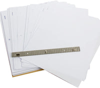 12 °F 70 g/m2 animación papel, 237 x 270 mm. Acme perforaciones papel de dibujo de animación para Comic animación, 200 hoja - Arteztik
