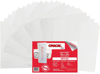 (25) hojas de 12.0 x 12.0 in, vinilo adhesivo blanco mate para Cricut, silueta, cameo, cortadores de manualidades, impresoras y calcomanías – acabado mate y permanente - Arteztik
