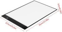 Tablero de rastreo LED portátil A4 para dibujo de plantillas, delgado, caja de luz, mesa para tatuaje artístico artista - Arteztik
