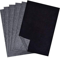Hotop 100 hojas de papel de transferencia de carbono negro para madera, papel, lienzo y otras superficies artísticas 8.5 x 11 pulgadas - Arteztik
