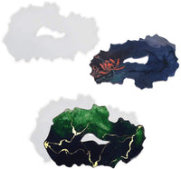 Iriisy - Bandeja grande de resina para molde de silicona, posavasos de ágata hueca irregular de geoda, moldes de fundición epoxi para hacer bricolaje, bandeja de ágata sintética, tabla de servir, posavasos, alfombrillas, decoración del hogar - Arteztik
