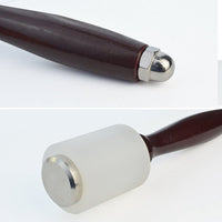8.3" de nailon martillo, baotongle Leathercraft martillo de trinchar para estampado de coser piel de vacuno Kit de herramientas con mango de madera - Arteztik
