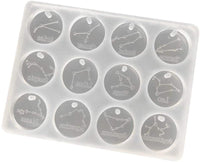 SUPVOX DIY Moldes de silicona para fundición artesanal resina epoxi DIY joyería colgante proyectos de arte moldes transparentes - Arteztik
