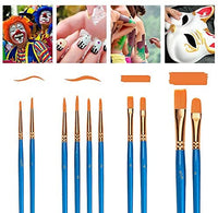 Bfasu - Juego de 10 pinceles de acuarela para pintura artística para niños y adultos para crear pintura artística - Arteztik
