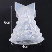 SUPVOX Molde de resina para fundición en forma de árbol de Navidad, molde de epoxi de silicona, molde de fundición para manualidades, accesorios para joyas, jabón, vela, fondant, gelatina - Arteztik

