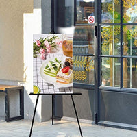 Conda Art Supply - Caballete de aluminio para pizarra de 66 pulgadas de alto y trípode portátil para piso y mesa, con capacidad para 25 libras, capacidad para almohadillas de escritura, tableros de pósters - Arteztik
