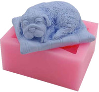 Moldes de silicona 3D para jabón de perro, moldes para velas de chocolate, pasteles, fondant, pasteles, perros, moldes - Arteztik

