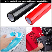 Ruisita - Rollo de vinilo de transferencia de calor de 2 rollos de papel de transferencia de calor suave HTV para ropa de bricolaje, camisetas, cuero, telas, artes y manualidades - Arteztik
