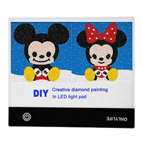 Onlylife - Caja de luz para trazar con cuentas de diamante (tamaño A5) - Arteztik
