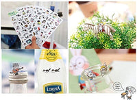 Kinteshun Sakura - Pegatinas para álbumes de recortes, estilo japonés, autoadhesivas, decorativas con flores de cerezo (6 unidades con diferentes patrones) - Arteztik
