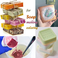 Seisso Mica Pigmento en polvo de 15 colores, colorante de pigmento fino brillante para manualidades, hacer jabones, pinturas de resina epoxi, sellos de goma, arcilla para niños, 0.35 oz cada botella - Arteztik
