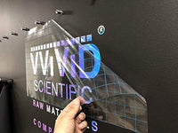 VViViD - Rollo de cinta de transferencia de vinilo transparente con rejilla de alineación azul para carteles, manualidades, calcomanías de tamaño mediano (12 pulgadas x 150 pies) - Arteztik
