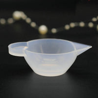 Honkoolly 15 unidades de moldes de silicona dispensador de mini taza de medición, herramientas de modulación de color para manualidades de resina epoxi - Arteztik
