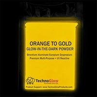 30 g Naranja brilla en la oscuridad en polvo < 50 micras + UV reactiva - Arteztik
