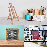 US Art Supply Caballete con armazón en forma de A, para exhibir sobre la mesa, tamaño pequeño, 11 pulgadas de alto (1 cada uno) - Arteztik
