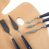 CONDA herramientas de pintura para cuchillos de paleta, mango de madera para cuchillos de metal - Arteztik
