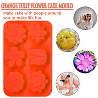 3 moldes de silicona para jabón de flores, 6 cavidades, molde para magdalenas, moldes con forma de flor, para hacer galletas de gelatina, chocolate, bandejas de jabón hechas a mano, color al azar - Arteztik

