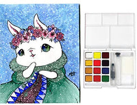 Sakura Set de bolsillo Koi acuarela, 12 colores - Arteztik
