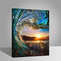 BOSHUN - Kit de pintura por números con pinceles y pigmento acrílico para manualidades con lienzo para adultos principiantes, 16.0 x 20.0 in (sin marco) - Arteztik
