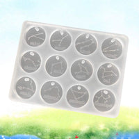 SUPVOX DIY Moldes de silicona para fundición artesanal resina epoxi DIY joyería colgante proyectos de arte moldes transparentes - Arteztik
