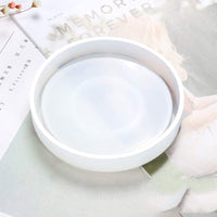 BoomYou - Juego de 4 moldes redondos de silicona para posavasos de resina y cemento para decoración del hogar - Arteztik
