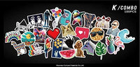 Graffiti - Pegatinas para coche (100 unidades, impermeables, con texto en inglés "Do Not Repeat") - Arteztik
