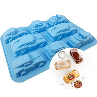 MoldFun - Molde de jabón para coche, tamaño grande, 13.7 x 9.8 in, bandeja de molde de silicona para hornear magdalenas, magdalenas, tartas, hacer Jello Chocolate, cubo de hielo, Crayón, bomba de baño, yeso de arcilla de polímero de París - Arteztik
