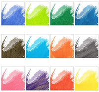 YOLAKIS Bolígrafo de caligrafía de vidrio y tinta, pluma de inmersión de vidrio Set con tinta de caligrafía 12 polvo de colores de vidrio para dibujo de escritura de arte - Arteztik
