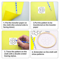 50 hojas de papel de transferencia de carbono con 5 lápices para repujado, papel de calco de carbono para lienzo, papel, madera, bricolaje, carpintería, pintura a mano (8.3 x 11.8 in) - Arteztik
