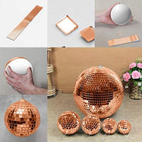 E-VIVO 4800 piezas 0.2 x 0.2 pulgadas auto-adhesivo mini cuadrado real espejo mosaico, azulejos decorativos pequeños espejos artesanales mosaicos pegatinas para bricolaje manualidades hogar pared y techo decoración - Arteztik
