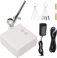 Kit de aerógrafo DKIEI recargable de una sola acción modelo de aerógrafo kit mini compresor de aire de pulverización, juego de bolígrafo para maquillaje, galletas, tartas, arte pintura de uñas, tatuaje, pintura facial, modelo para colorear - Arteztik
