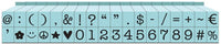 Contacto EE. UU. cu-07090 pegz conectables Símbolos y números juego de sellos, pequeña, azul piscina - Arteztik
