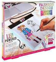 Fashion Angels Fashion Design Light Pad Sketch Set 12521 Light Up Tracing Pad, incluye USB, Ultra Thin Tablet, Multi - Arteztik
