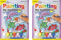 ROYAL BRUSH MFP-6 kit de pintura por número, 8.75 por 11.375 pulgadas, animales marinos - Arteztik
