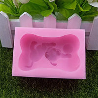 Moldes de silicona 3D para jabón de perro, moldes para velas de chocolate, pasteles, fondant, pasteles, perros, moldes - Arteztik
