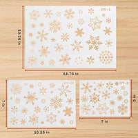 Koogel 7 plantillas de Navidad, incluye 3 plantillas de invierno y 4 plantillas de vacaciones, plantilla de plástico para planificador, diario, tarjeta, bricolaje, dibujo, pintura, proyectos de manualidades - Arteztik
