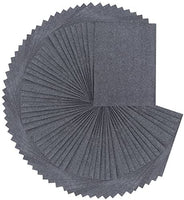 U.S. Art Supply - Papel de transferencia de carbono de grafito (9.0 x 13.0 in, 50 hojas, papel de calco negro para todas las superficies de arte - Arteztik
