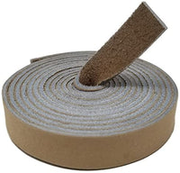 Correas de piel TOFL para artesanías, 4 onzas 1/6" de grosor, 1/2" de ancho y 72" de largo - Arteztik
