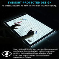 Caja de luz LED portátil A4, LITENERGY Light Pad USB Power LED Artcraft Tracing Light Table para artistas, dibujo, bocetos, animación - Arteztik
