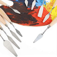 CONDA herramientas de pintura para cuchillos de paleta, mango de madera para cuchillos de metal - Arteztik
