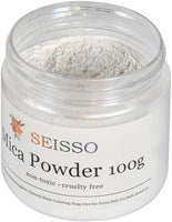 SEISSO Lake Blue Mica Powder, 50g/1.8oz Bottled Powder Pigments Colorful Natural Epoxy Resin Dye for Slime, Candle Soap Making, Bath Bomb Dyes, Cosmetic, DIY Crafts, Nail Arts - Arteztik
